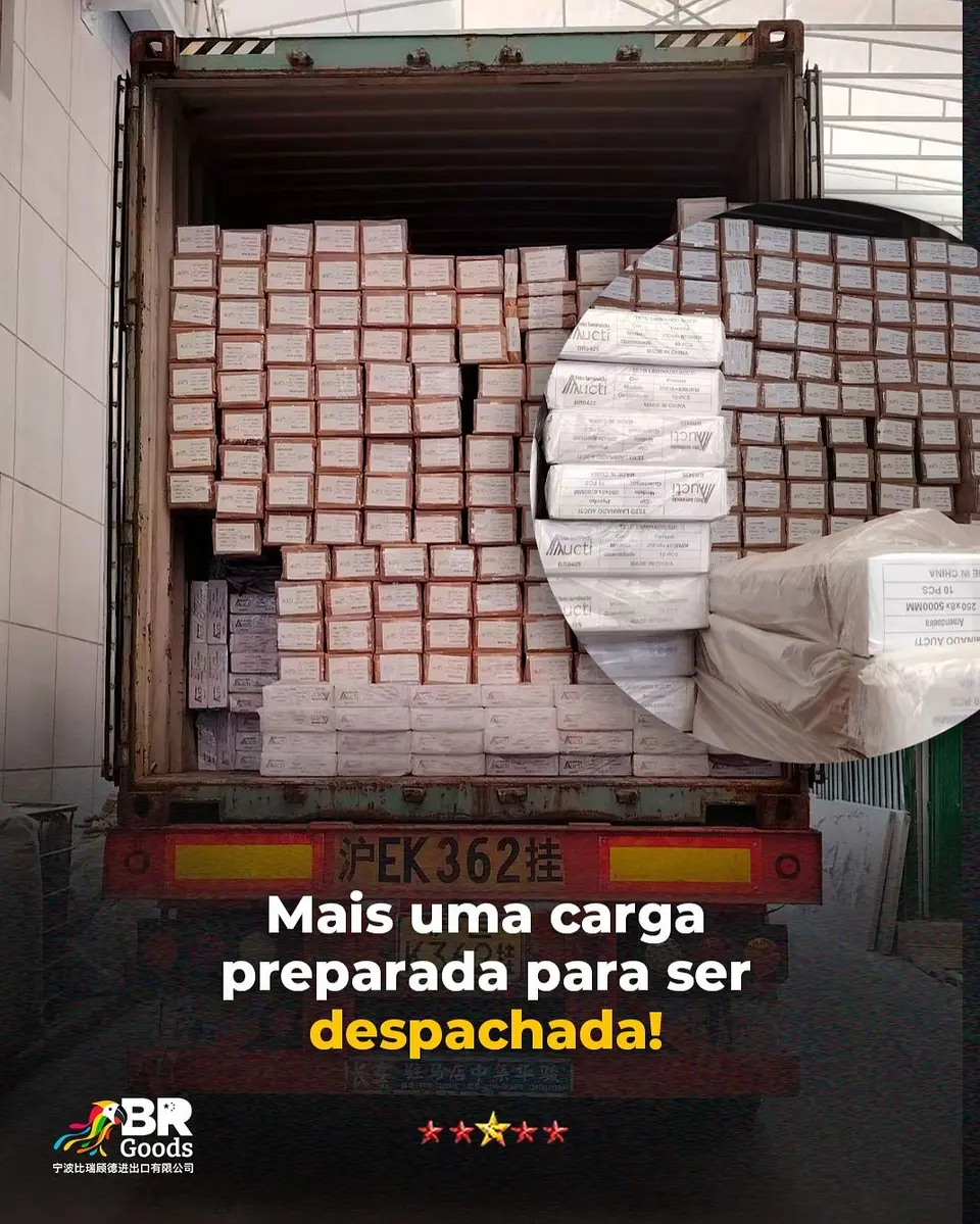 Carga preparada para expedição