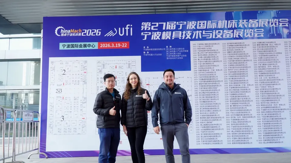 Visita à ChinaMach 2026 em Ningbo